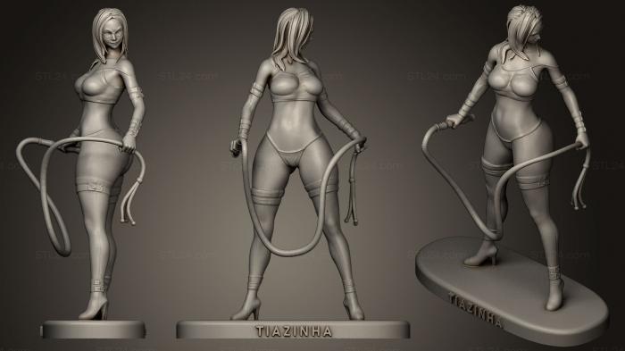 Статуэтки девушки (Танцовщица женщина 32, STKGL_0183) 3D модель для ЧПУ станка